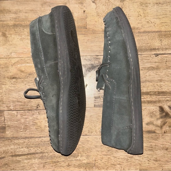 MySlippers charcoal suede inside outside shoe size 12 - Picture 3 of 6